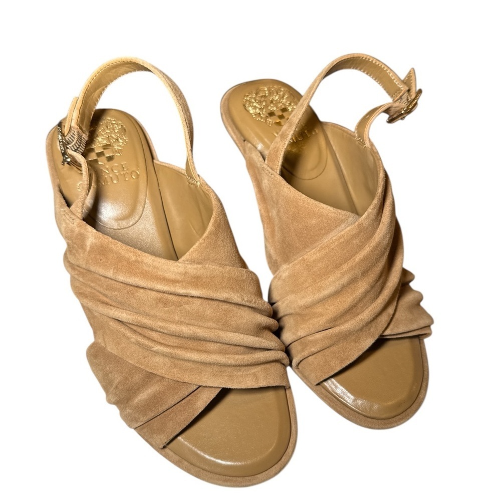 Vince Camuto Tan Heeled Sandals